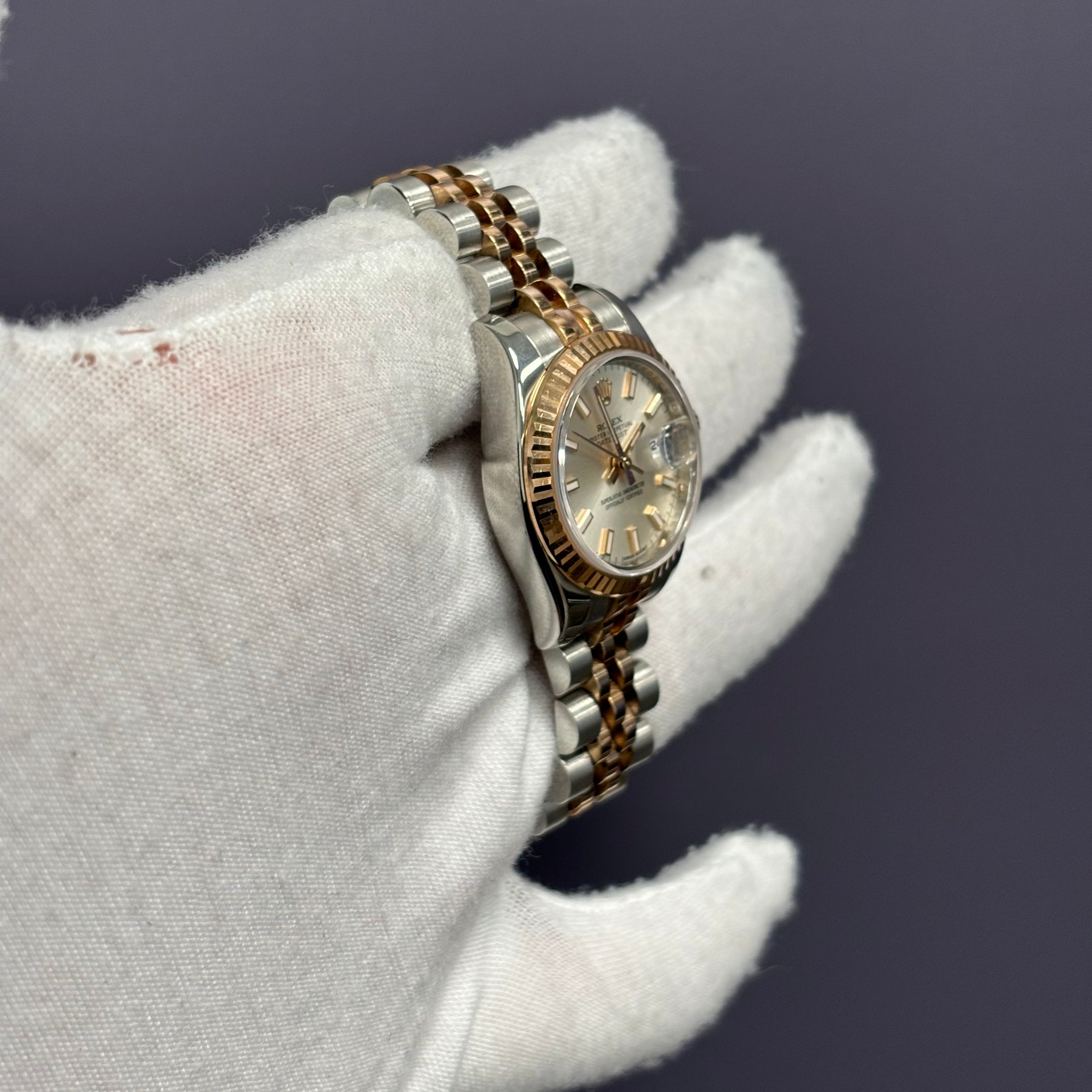 Rolex Datejust 26mm Silver Dial Watch Ref# 179171 - Happy Jewelers Fine Jewelry Lifetime Warranty