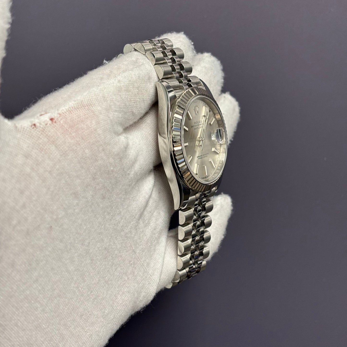 Rolex Datejust 41mm Silver Dial Watch Ref# 126334