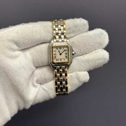 Cartier Panthere 22mm Ivory Dial Watch Ref# 166921 - Happy Jewelers Fine Jewelry Lifetime Warranty