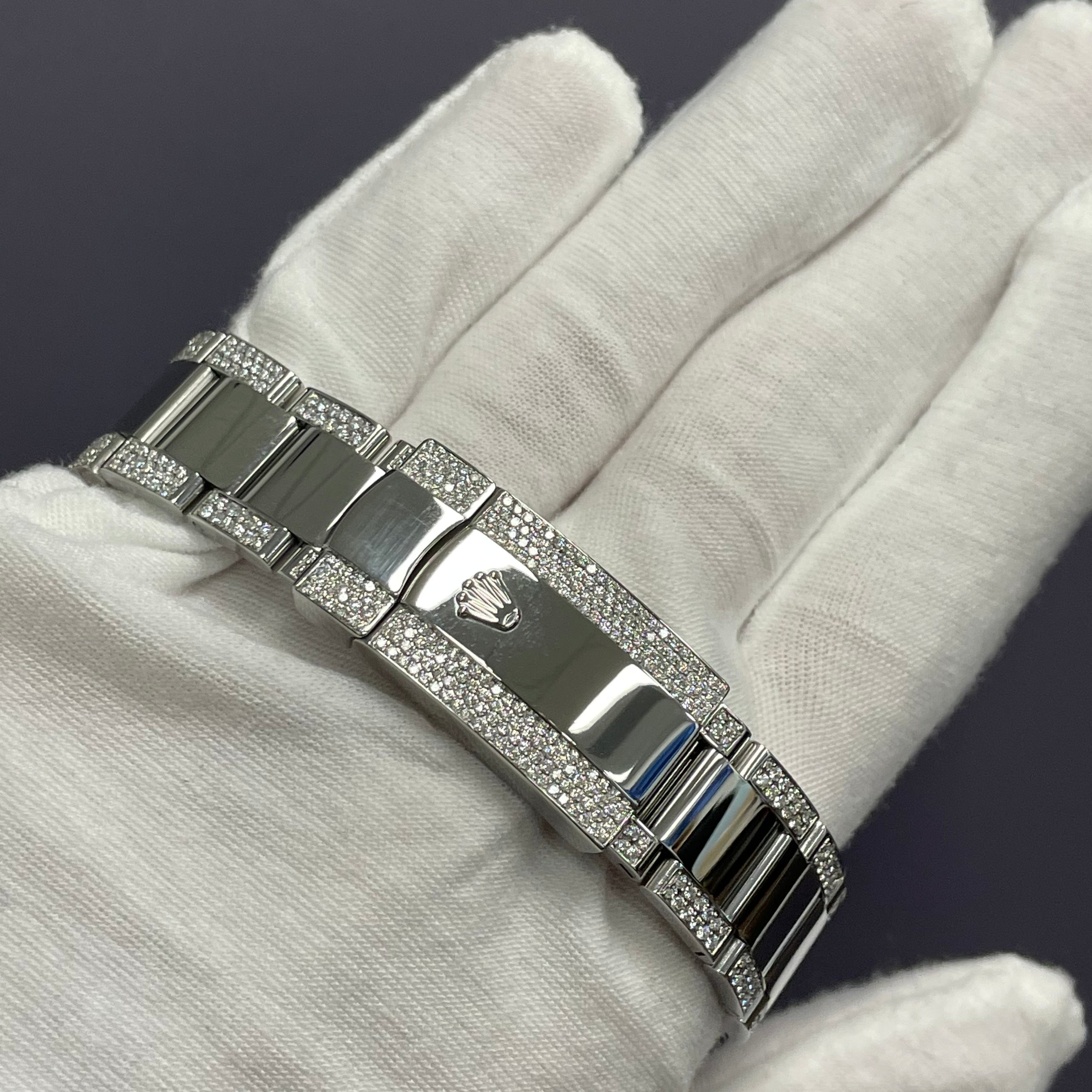 Rolex Datejust 36mm Pave Dial Watch Ref# 116200 - Happy Jewelers Fine Jewelry Lifetime Warranty