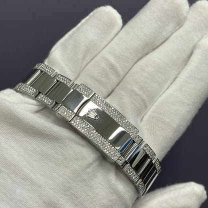 Rolex Datejust 36mm Pave Dial Watch Ref# 116200 - Happy Jewelers Fine Jewelry Lifetime Warranty