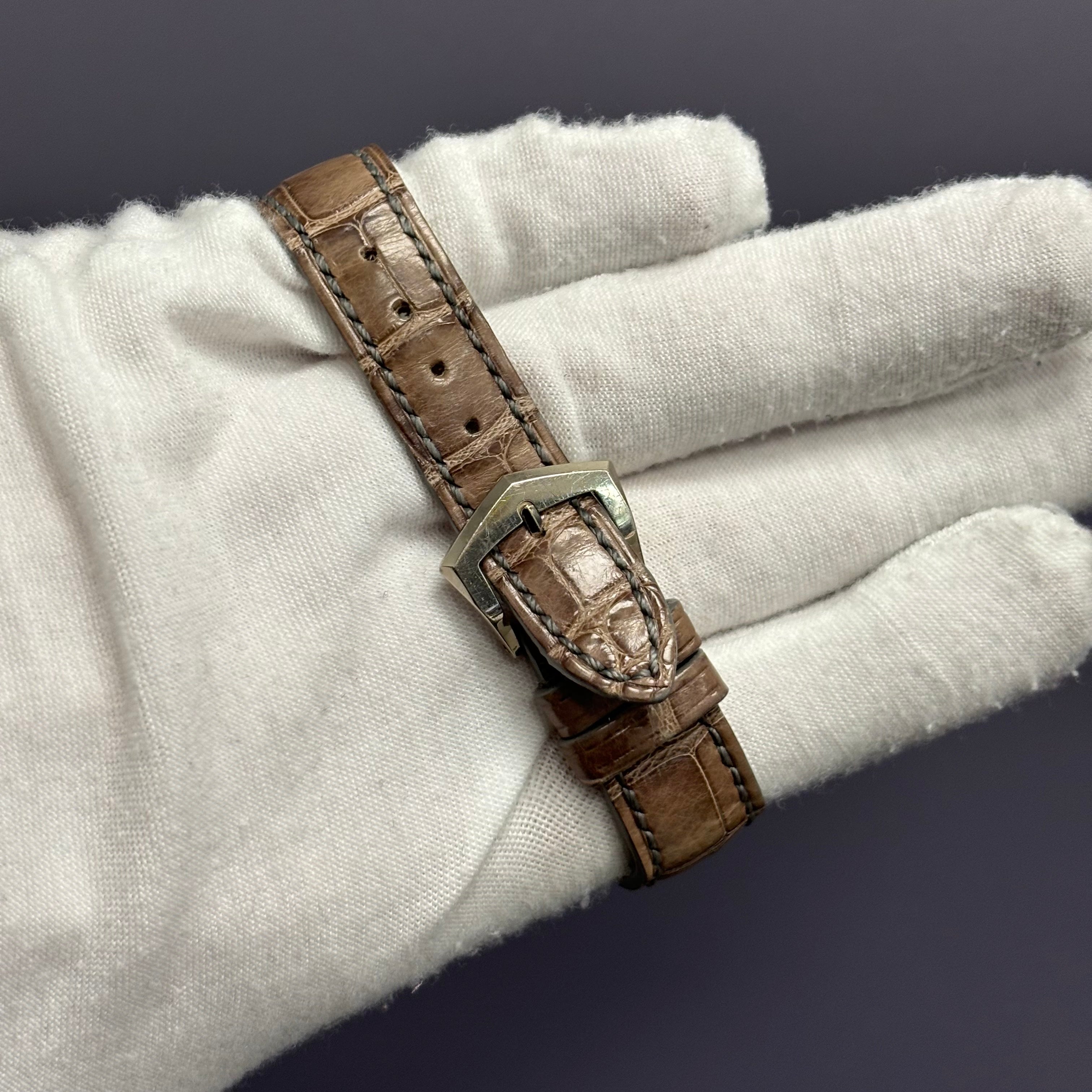 Patek Philippe Annual Calendar 37mm MOP Dial Watch Ref# 4936G-001 - Happy Jewelers Fine Jewelry Lifetime Warranty