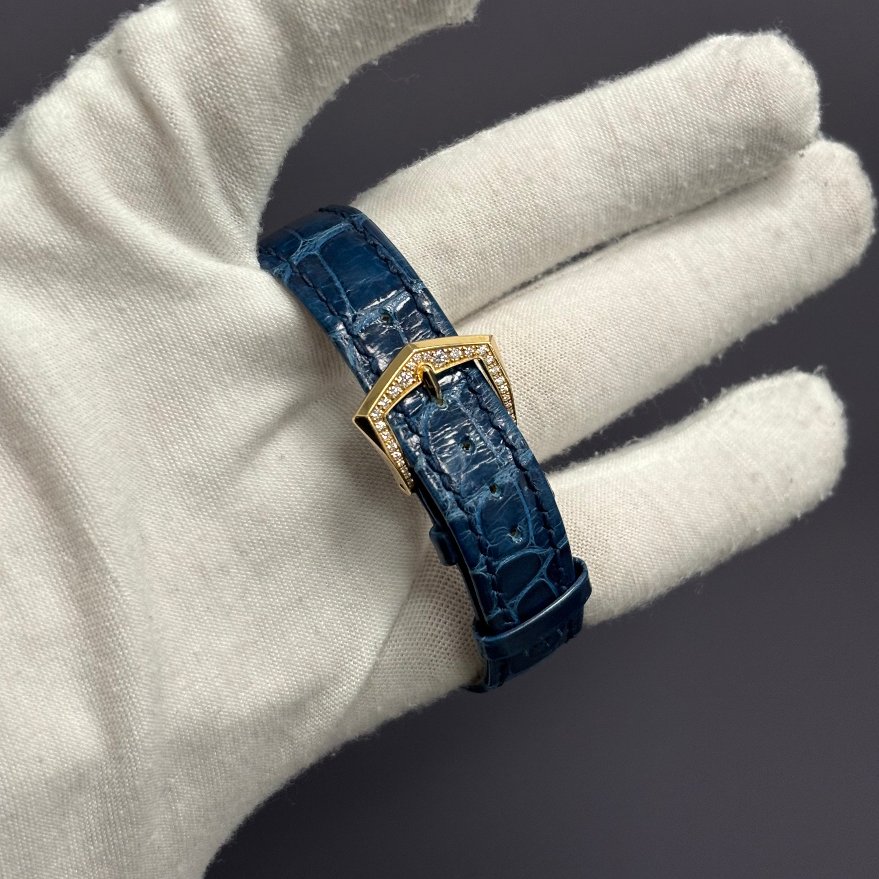 Patek Philippe World Time 36mm Blue Dial Watch Ref# 7130R-012 - Happy Jewelers Fine Jewelry Lifetime Warranty