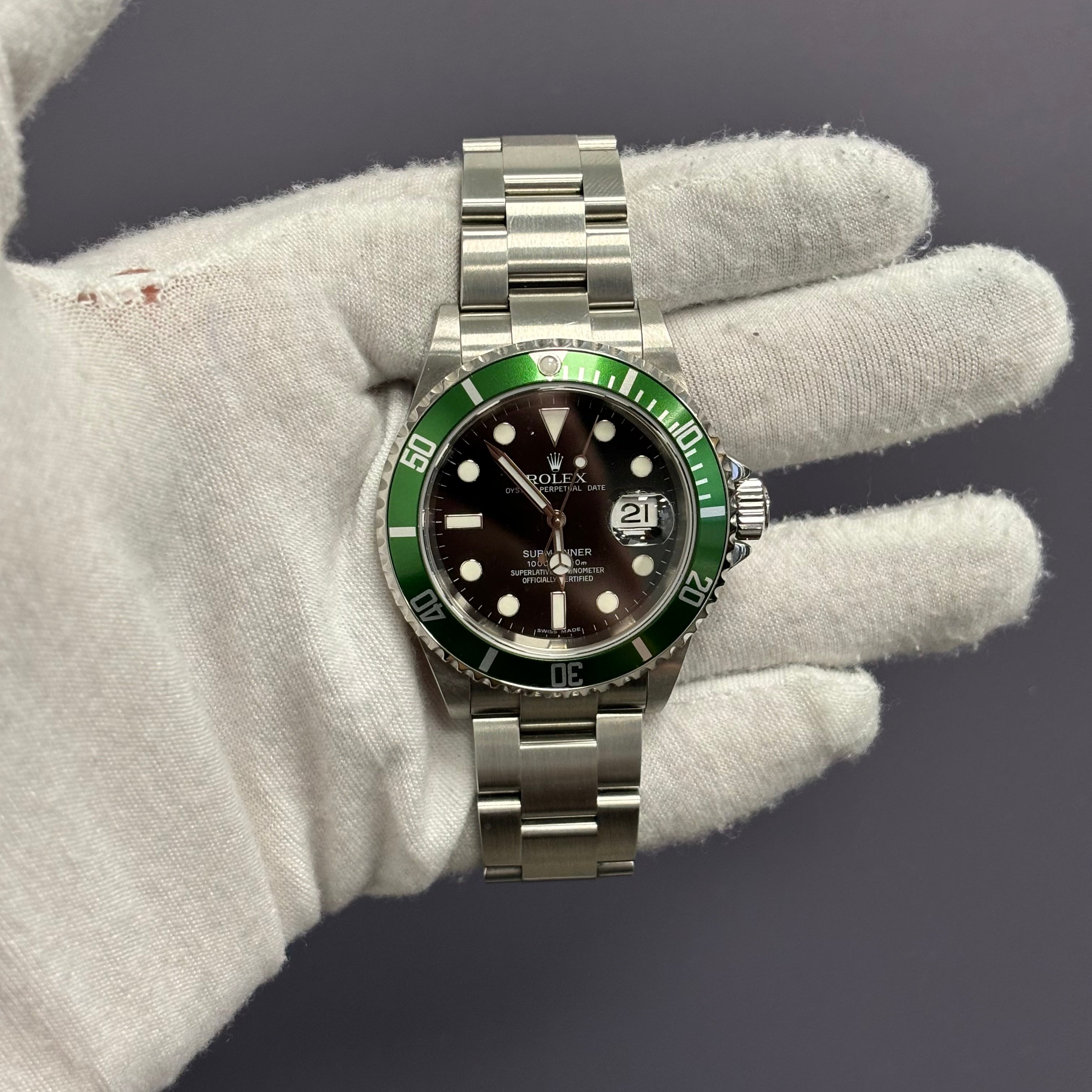 Rolex Submariner 40mm Black Dial Watch Ref# 16610LV - Happy Jewelers Fine Jewelry Lifetime Warranty