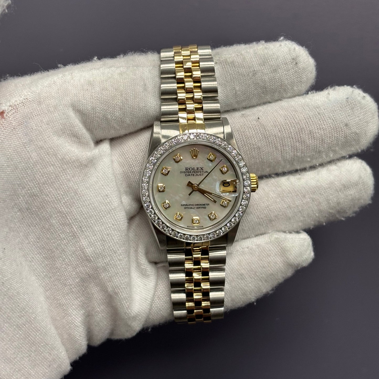 Rolex Datejust 31mm MOP Dial Watch Ref# 68273