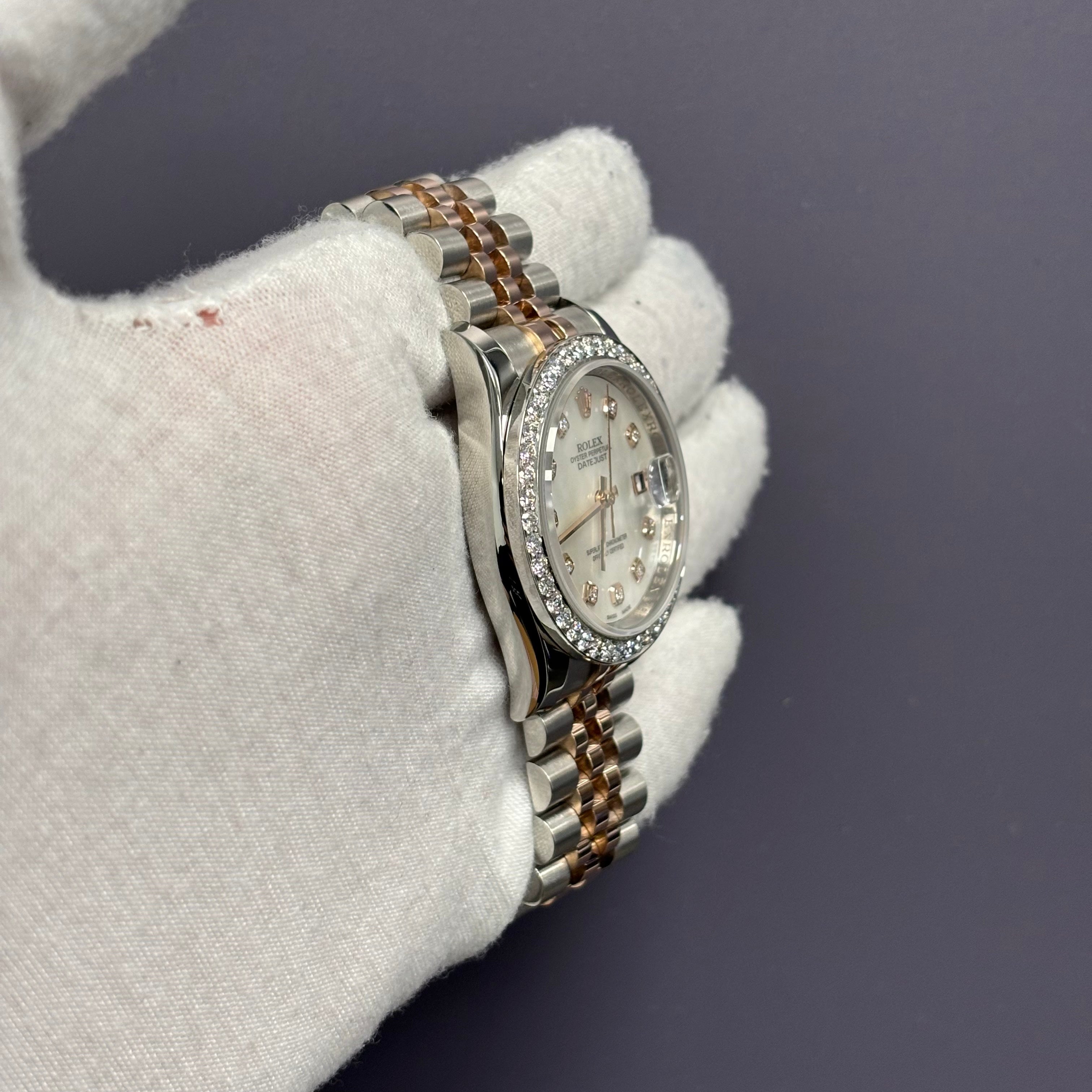 Rolex Datejust 36mm MOP Dial Watch Ref# 116231 - Happy Jewelers Fine Jewelry Lifetime Warranty