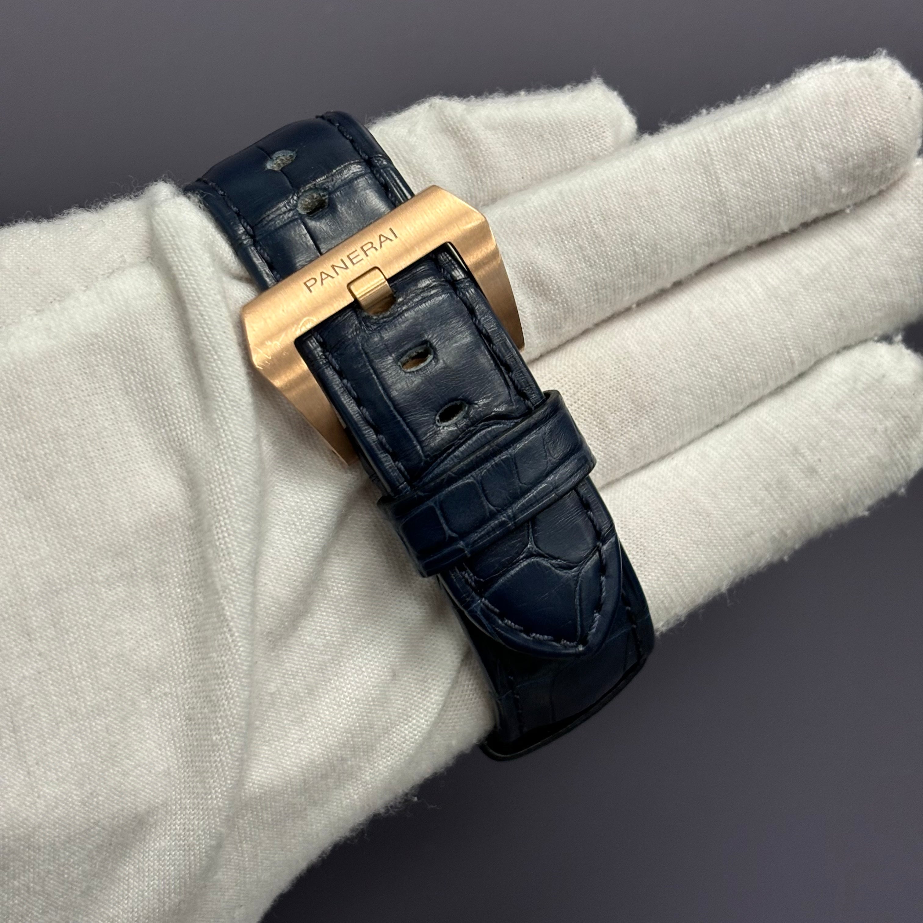 Panerai Luminor 44mm Black Dial Watch Ref# PAM01111 - Happy Jewelers Fine Jewelry Lifetime Warranty