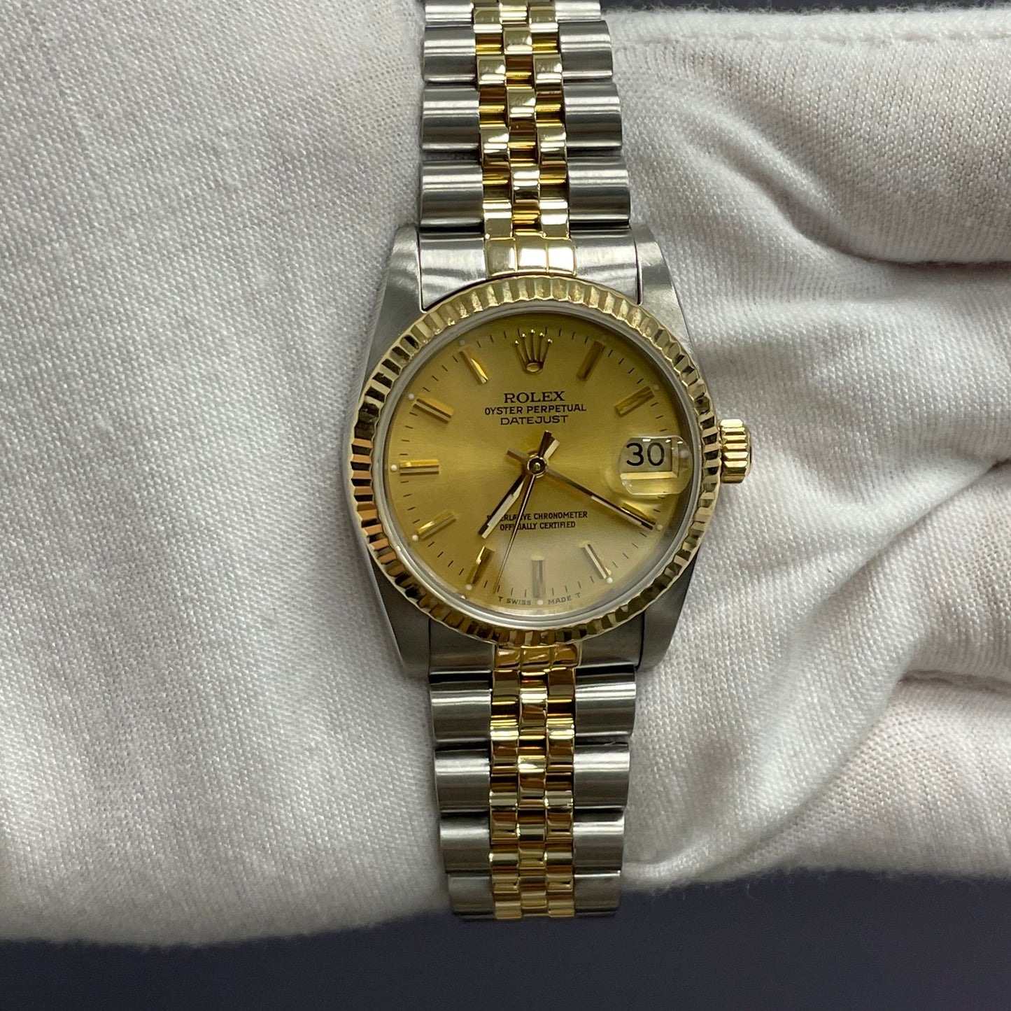 Rolex Datejust 31mm Champagne Dial Ref# 68273