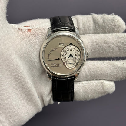 F.P. Journe Reserve 38mm Gray Dial Watch - Happy Jewelers Fine Jewelry Lifetime Warranty