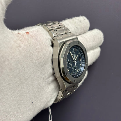 Audemars Piguet Royal Oak 41mm Blue Dial Watch Ref# 25721ST - Happy Jewelers Fine Jewelry Lifetime Warranty