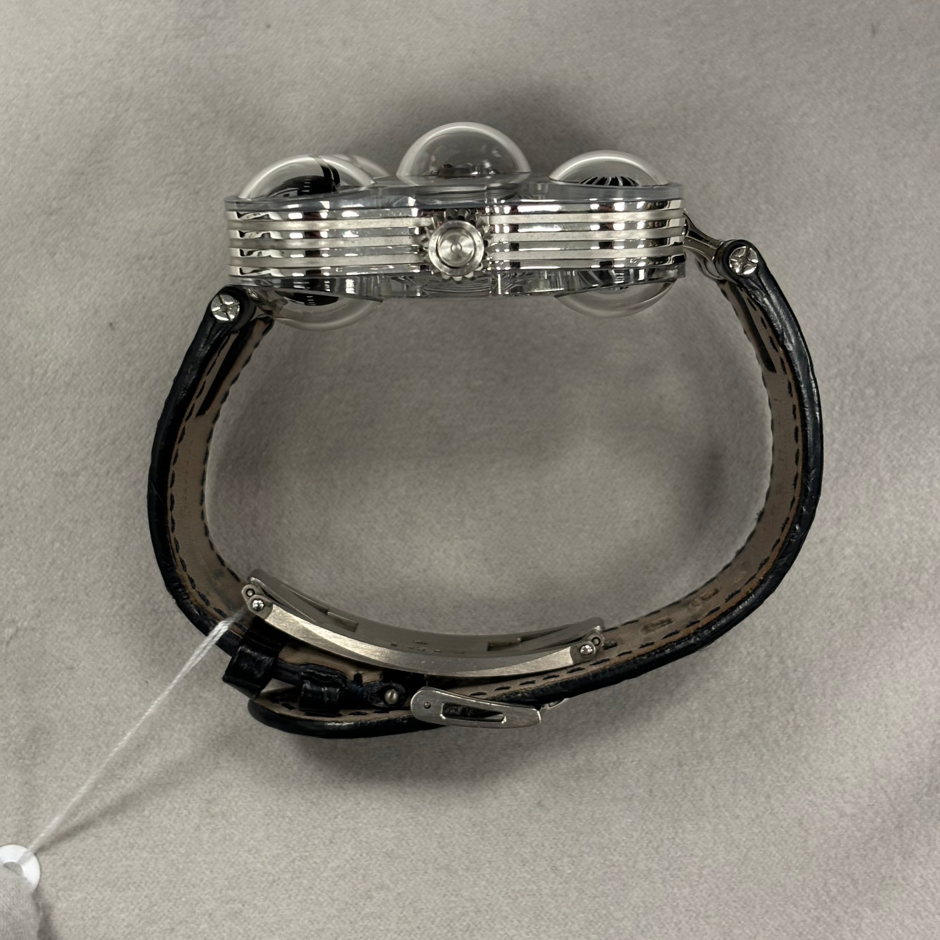 MB&F Horological 42mm Skeleton Dial Watch Reference# HM6SV - Happy Jewelers Fine Jewelry Lifetime Warranty