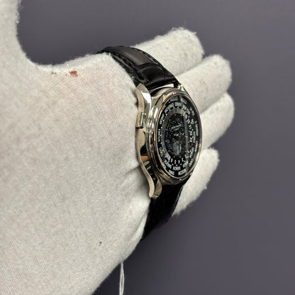Patek Philippe World Time 40mm Black Dial Watch Ref# 5575G-001 - Happy Jewelers Fine Jewelry Lifetime Warranty