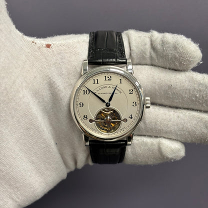 A. Lange & Sohne 1815 39.5mm White Dial Watch Ref# 730.025 - Happy Jewelers Fine Jewelry Lifetime Warranty