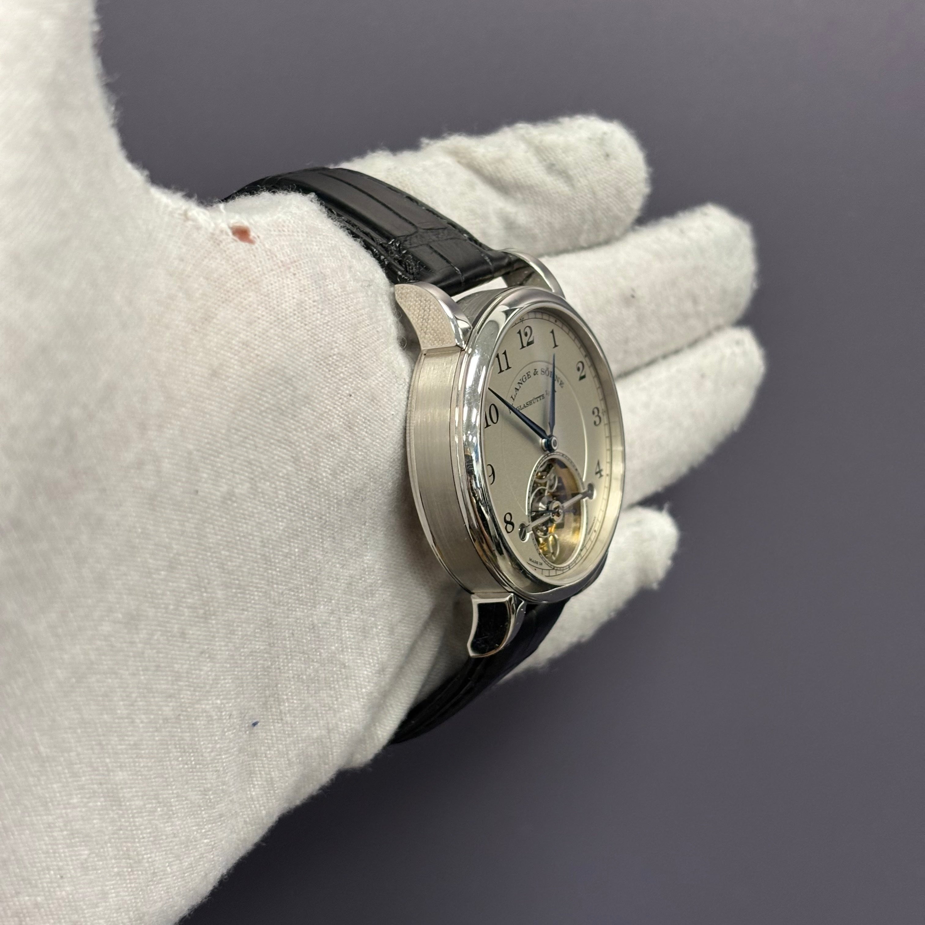 A. Lange & Sohne 1815 39.5mm White Dial Watch Ref# 730.025 - Happy Jewelers Fine Jewelry Lifetime Warranty