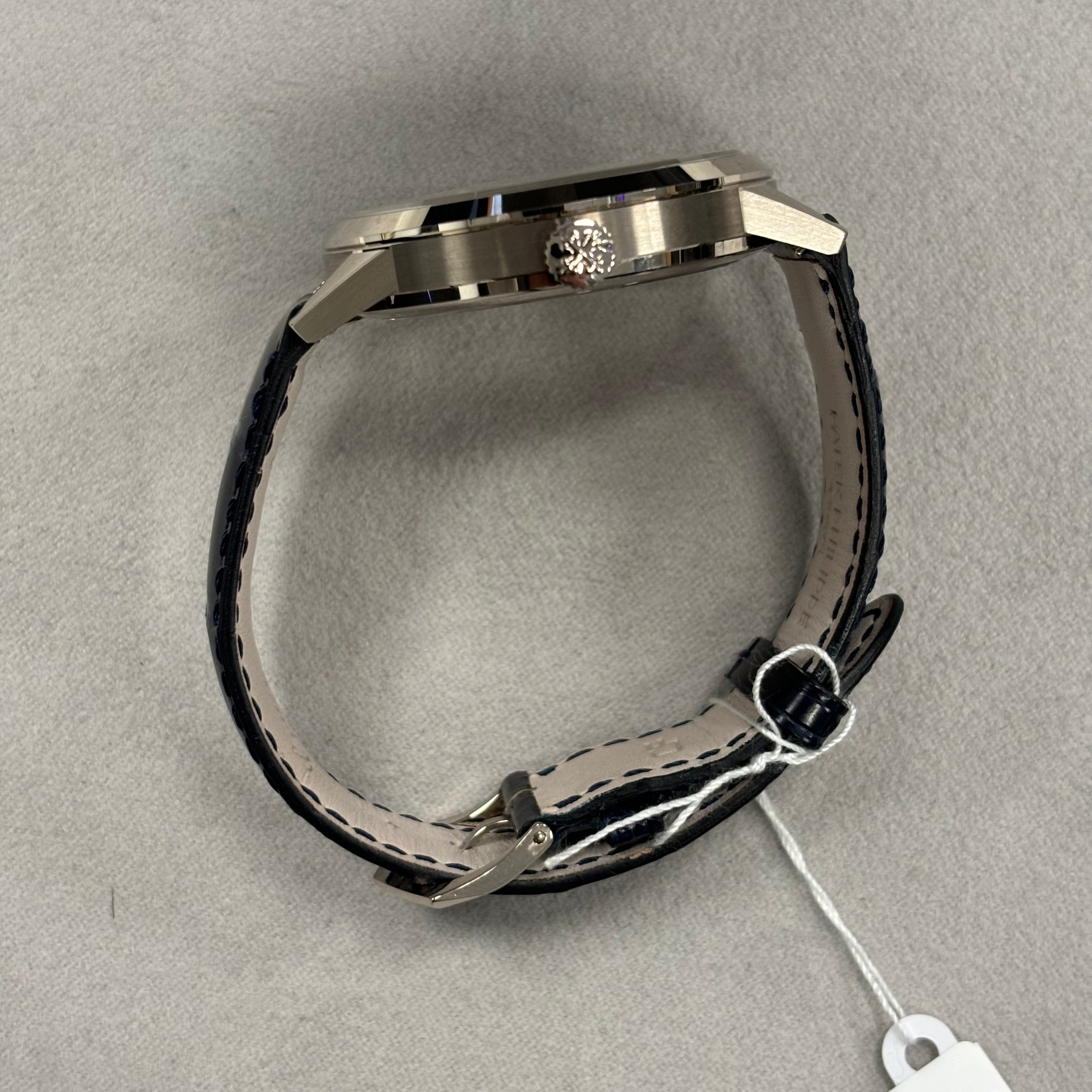 Patek Philippe Calatrava 40.5mm Silver Dial Watch Ref# 5235G-001 - Happy Jewelers Fine Jewelry Lifetime Warranty