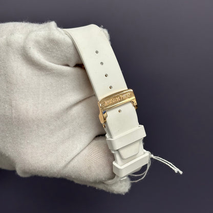 Audemars Piguet Royal Oak 41mm White Dial Watch Ref# 15400OR.OO.D088CR.01 - Happy Jewelers Fine Jewelry Lifetime Warranty