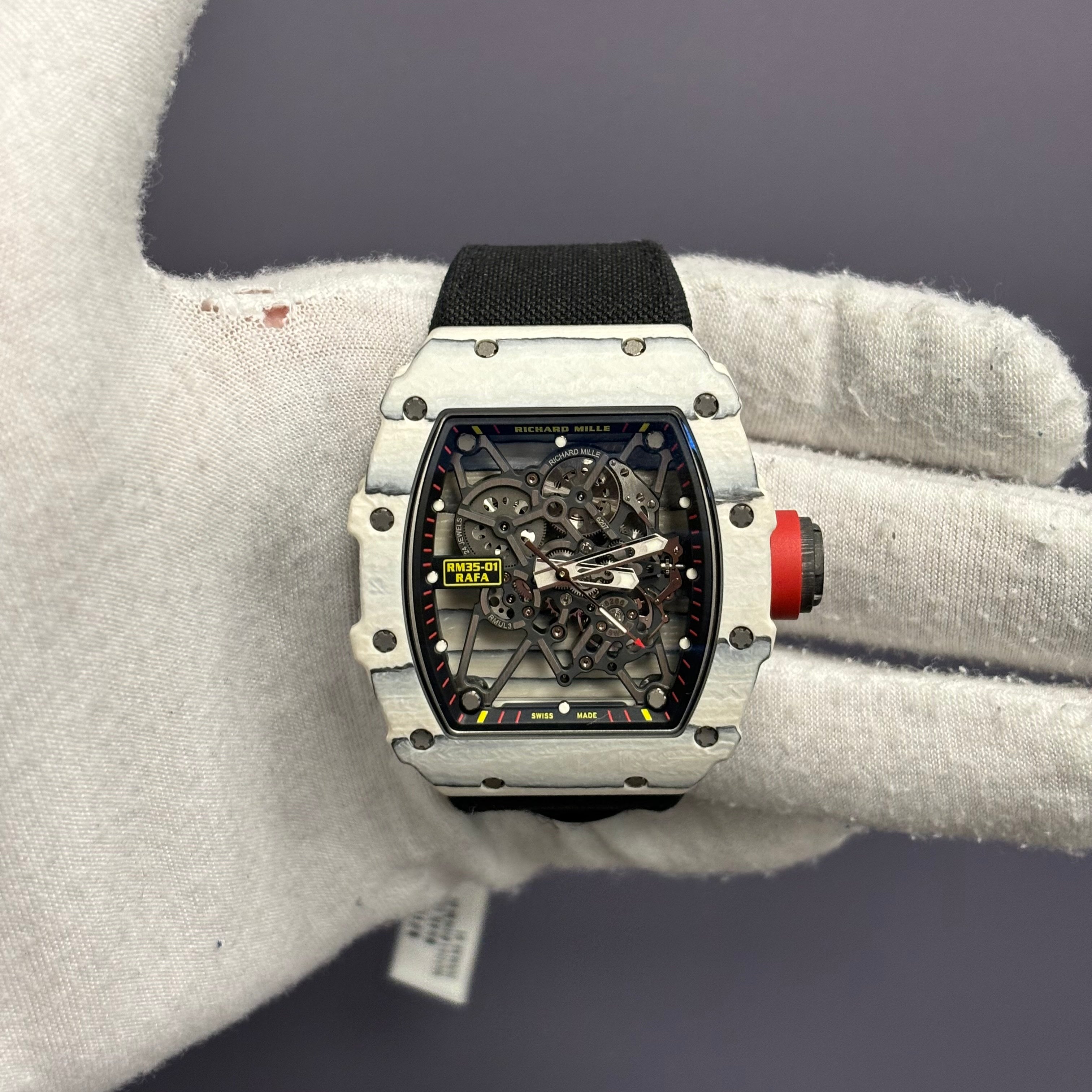 Richard Mille RM35-01 49mm Skeleton Dial Watch Ref# RM35-01 - Happy Jewelers Fine Jewelry Lifetime Warranty