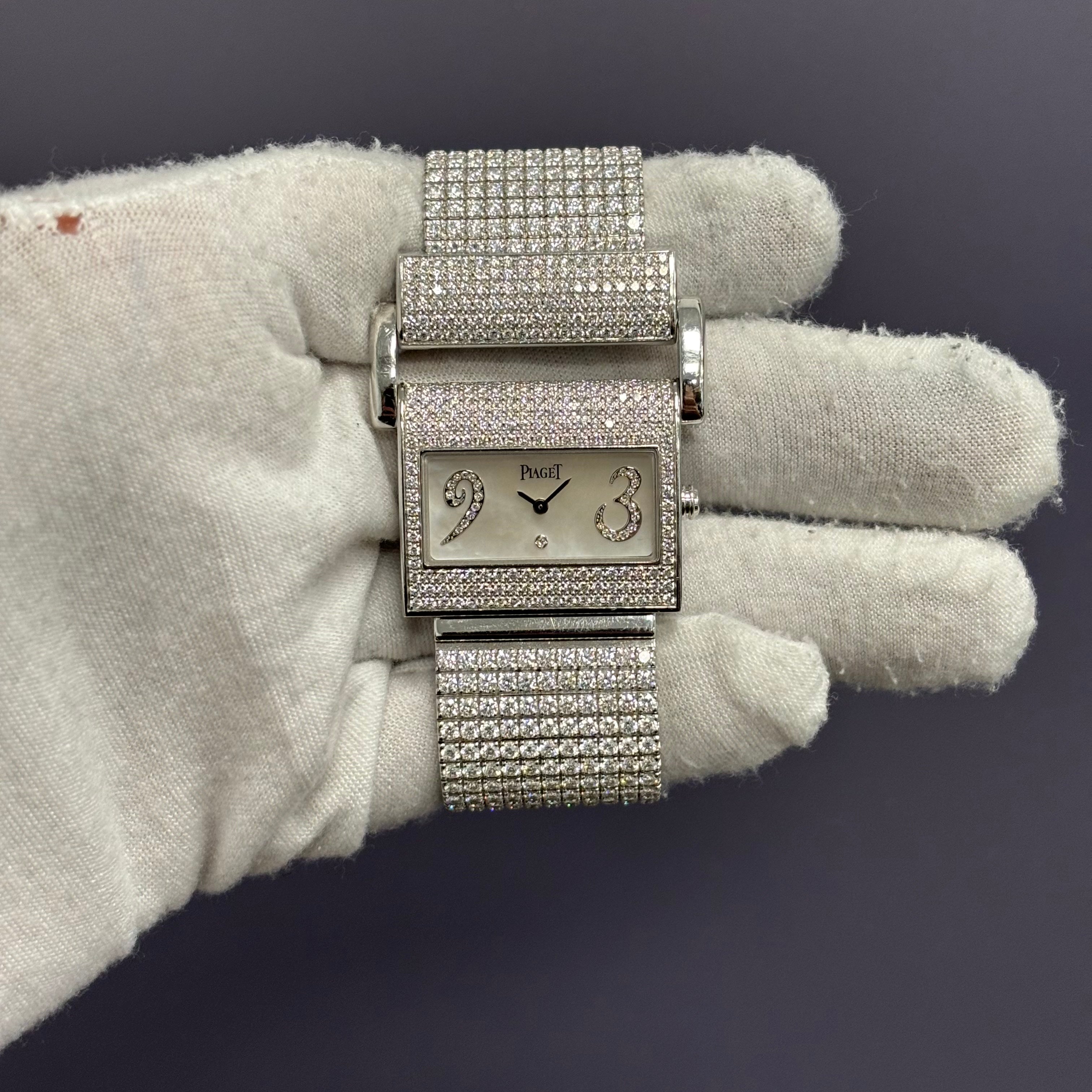 Piaget Protocole XL 30mm MOP Dial Watch Ref# G0A29021 - Happy Jewelers Fine Jewelry Lifetime Warranty