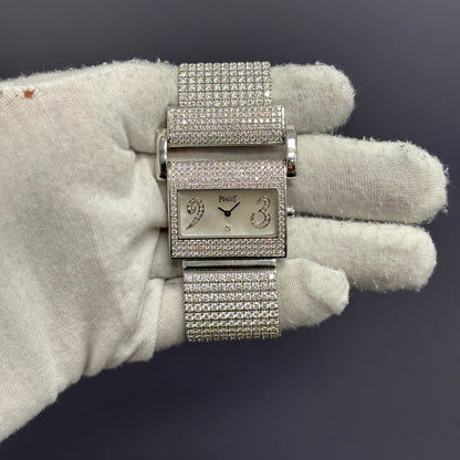 Piaget Protocole XL 30mm MOP Dial Watch Ref# G0A29021 - Happy Jewelers Fine Jewelry Lifetime Warranty