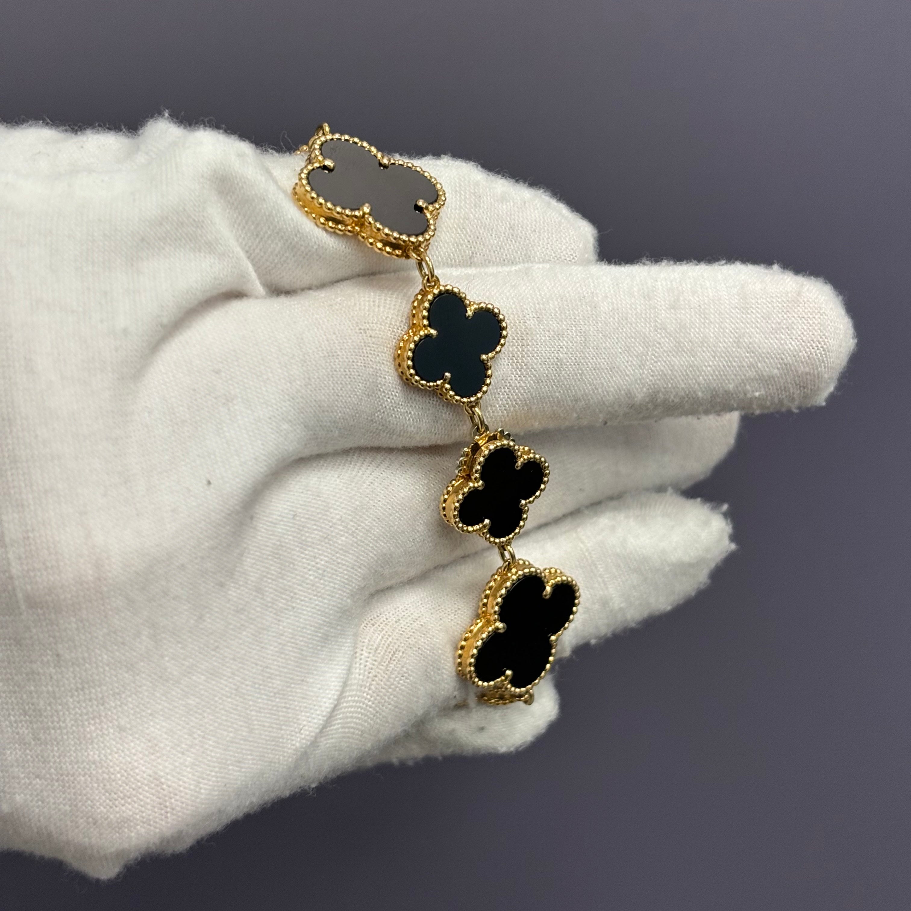 Van Cleef Onyx 26mm Black Dial Watch Ref# HH56281 - Happy Jewelers Fine Jewelry Lifetime Warranty