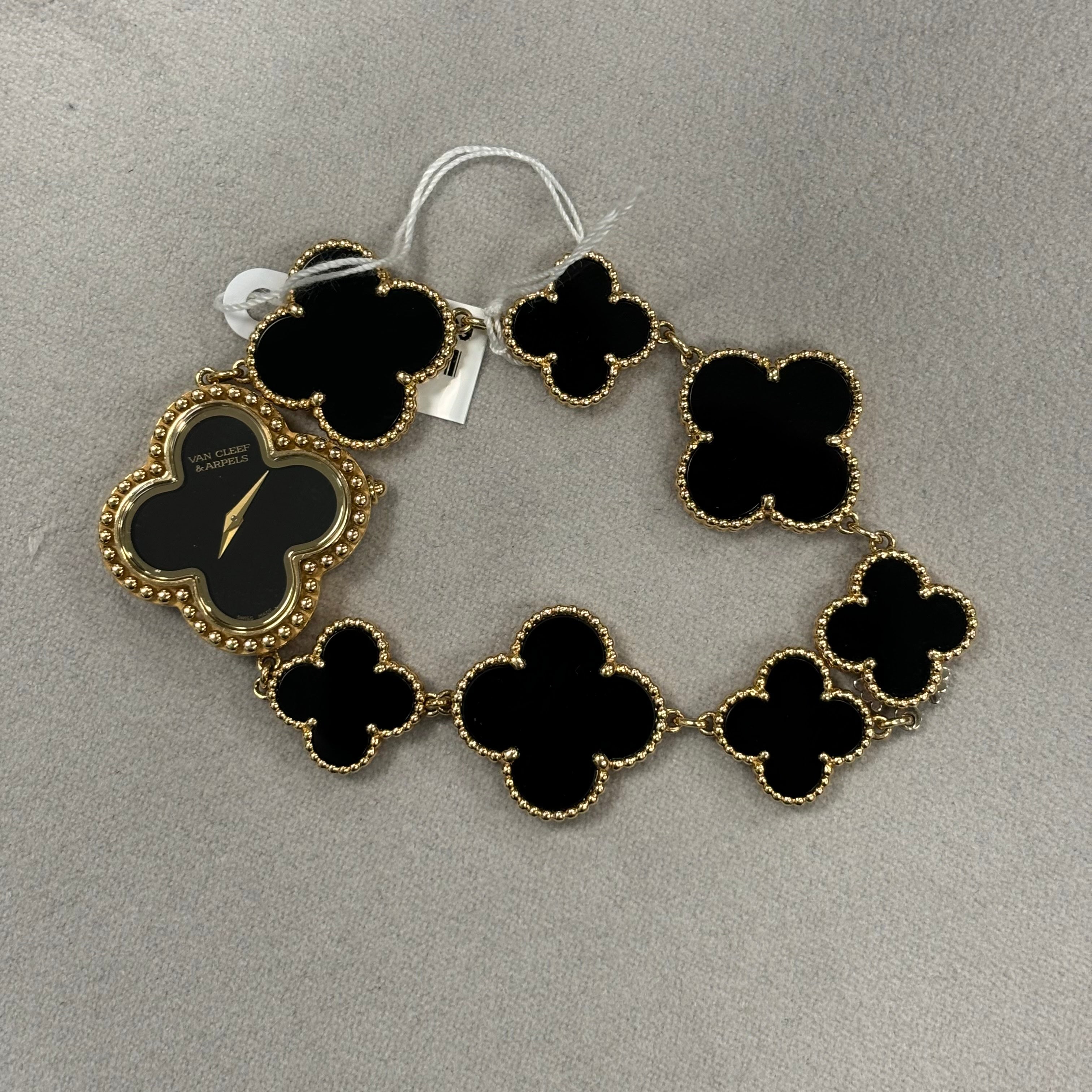 Van Cleef Onyx 26mm Black Dial Watch Ref# HH56281 - Happy Jewelers Fine Jewelry Lifetime Warranty