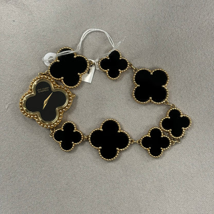 Van Cleef Onyx 26mm Black Dial Watch Ref# HH56281 - Happy Jewelers Fine Jewelry Lifetime Warranty