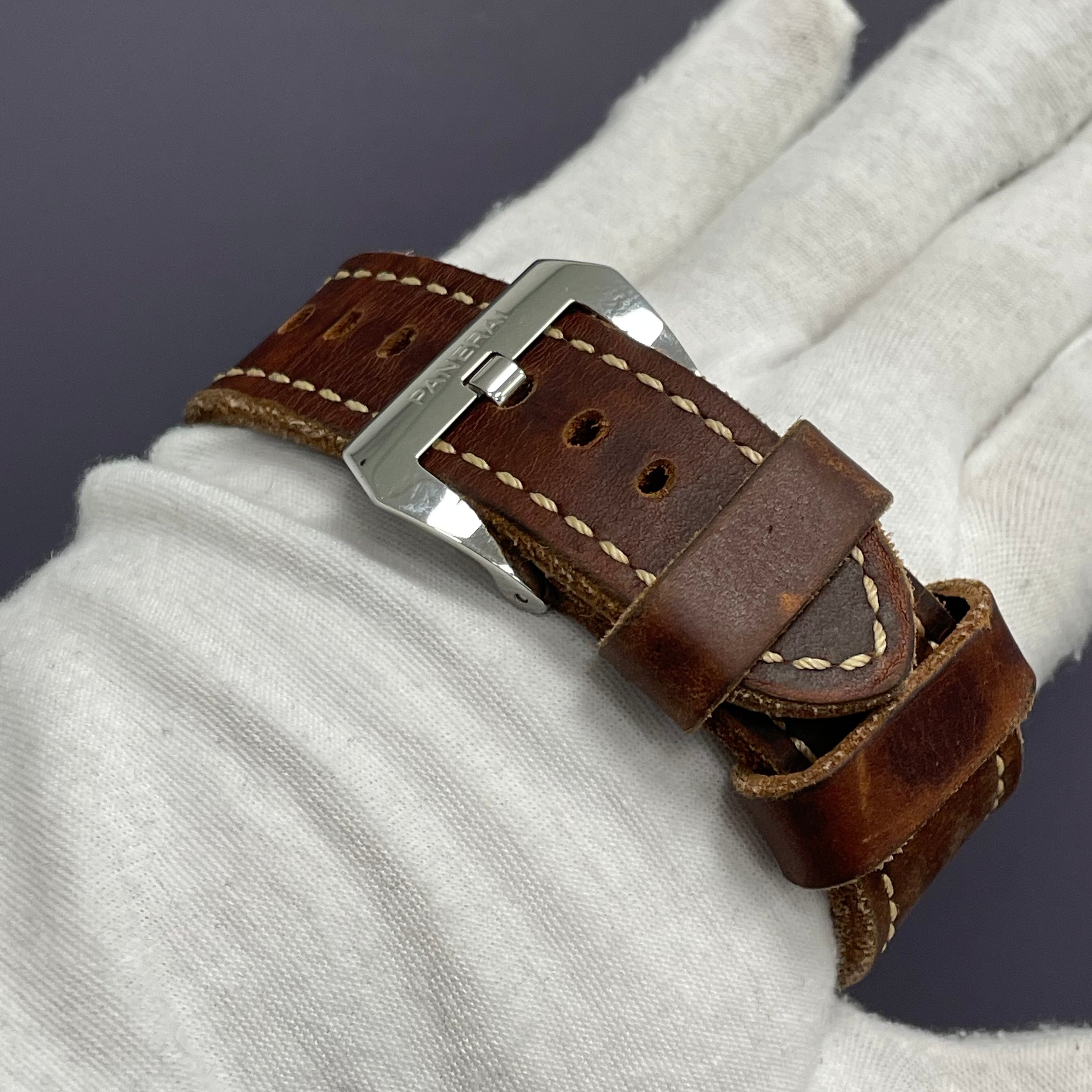 Panerai Luminor 44mm Green Dial Watch Ref# PAM00911 - Happy Jewelers Fine Jewelry Lifetime Warranty