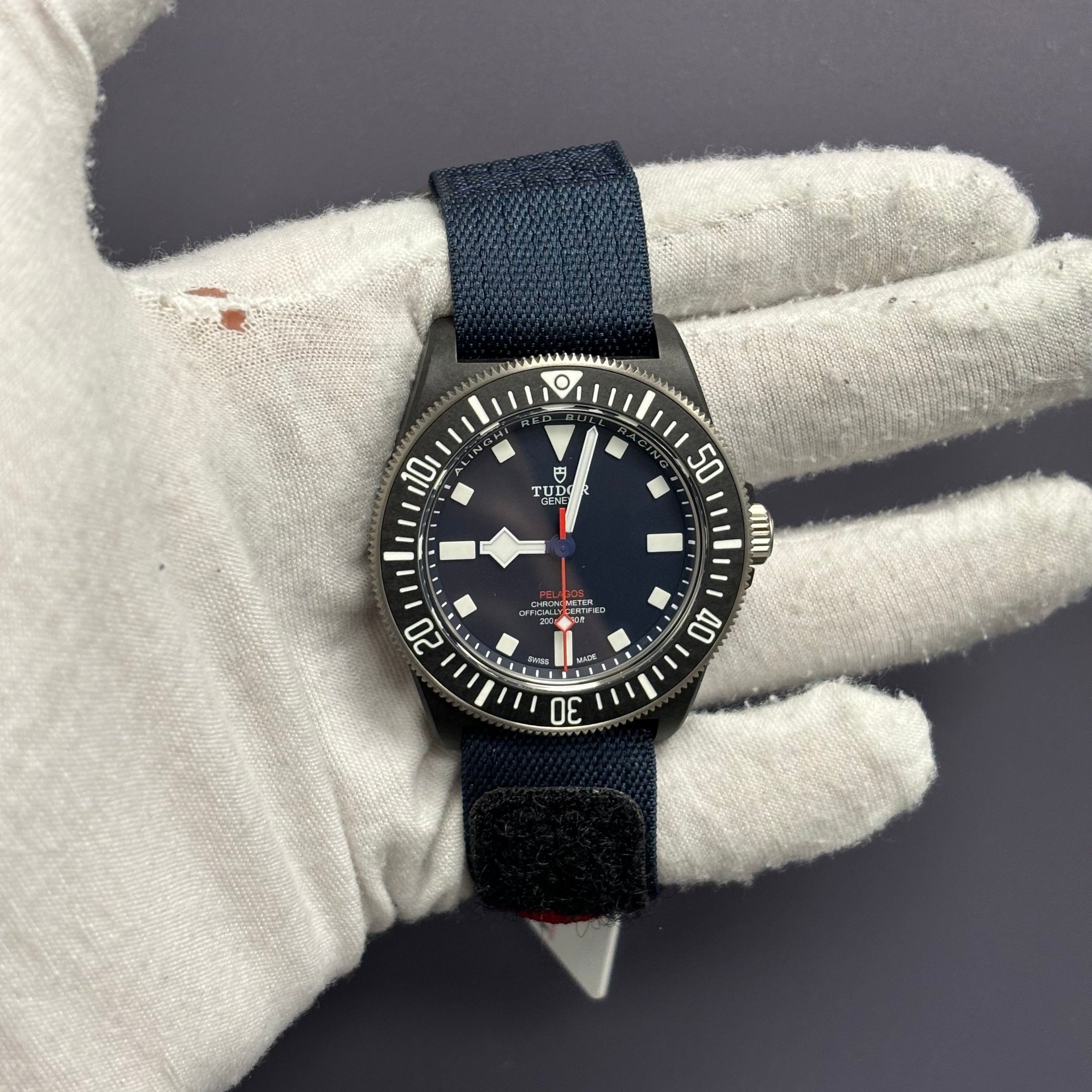 Tudor Pelagos FXD 42mm Blue Dial Watch Ref# 25707KN - Happy Jewelers Fine Jewelry Lifetime Warranty