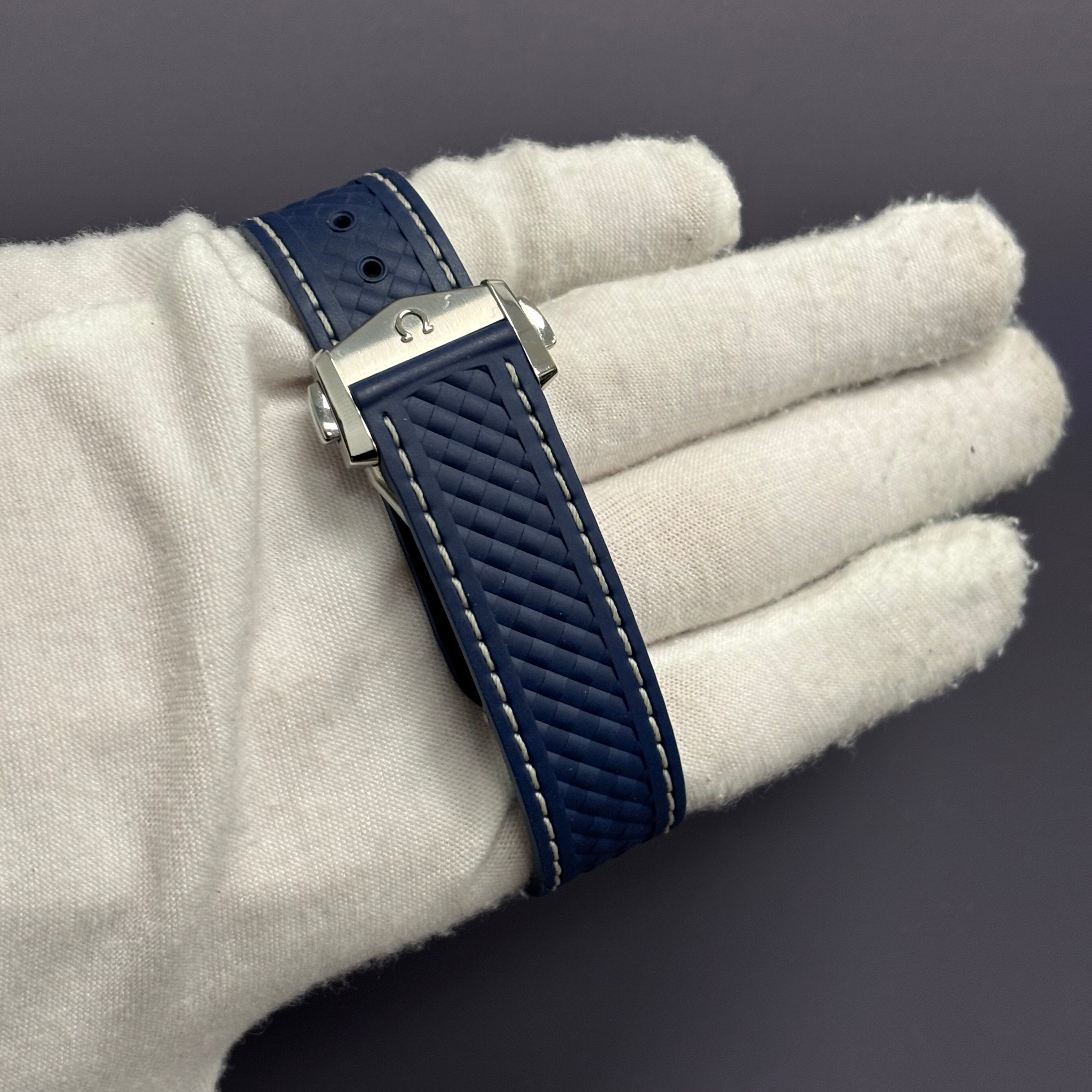 Omega Seamaster 41mm Blue Dial Watch Ref# 220.10.41.21.03.004 - Happy Jewelers Fine Jewelry Lifetime Warranty