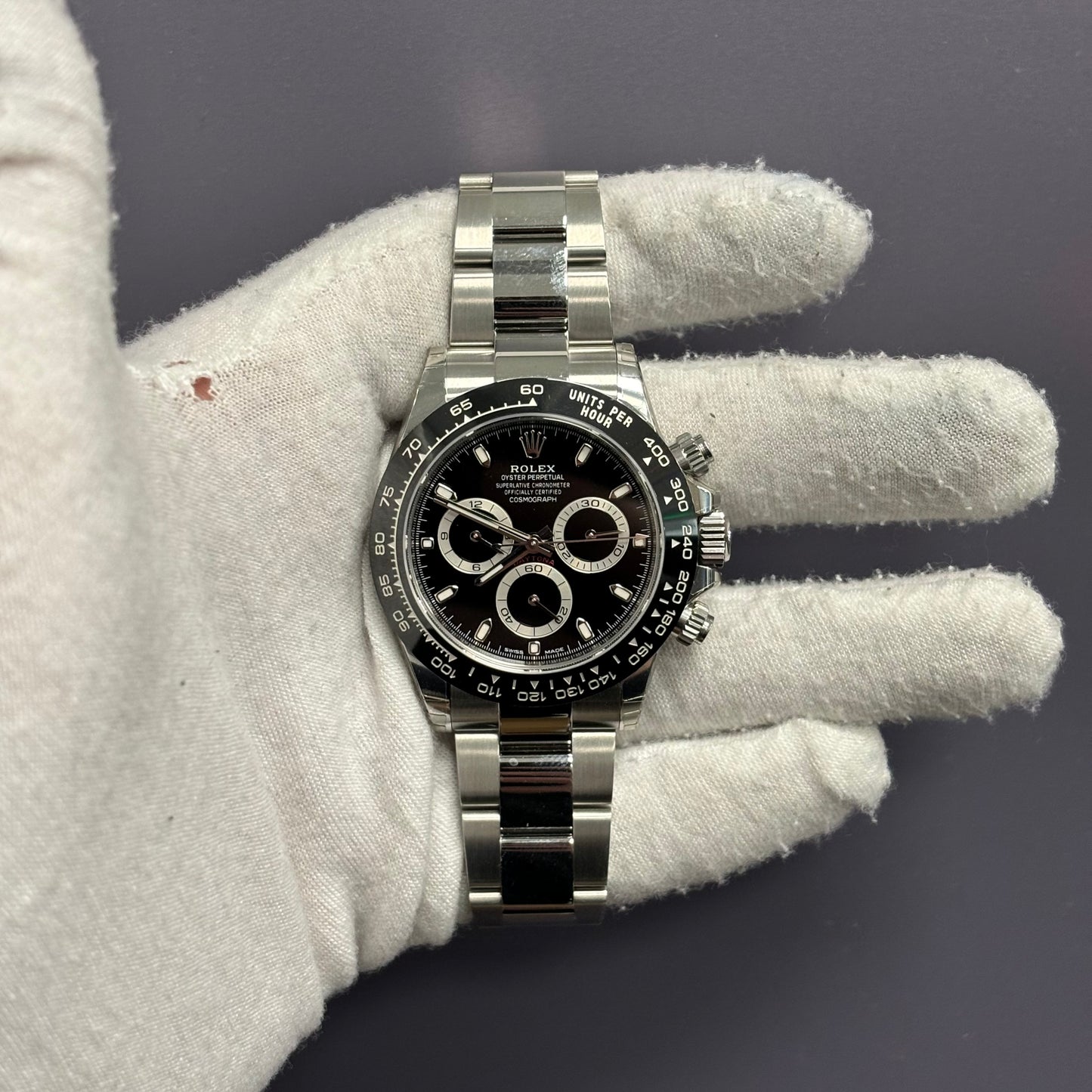 Rolex Daytona 40mm Black Dial Watch Ref# 116500LN