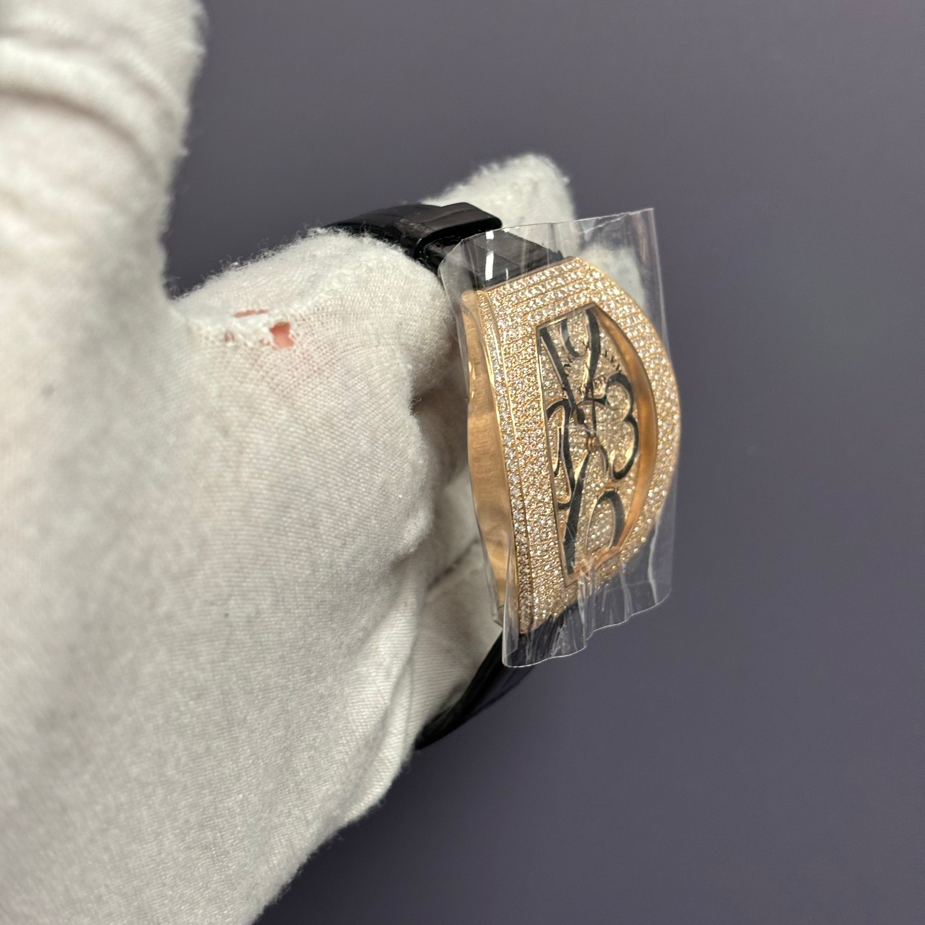 Franck Infinity 41mm Pave Dial Watch Ref# 3540 QZ A D4 CD 5N - Happy Jewelers Fine Jewelry Lifetime Warranty