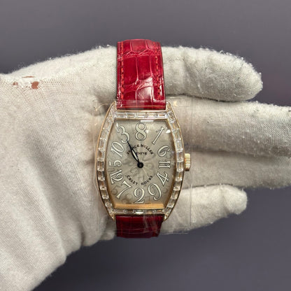 Franck Muller Cintree 34mm White Dial Watch Ref# 5850 CH D BAG - Happy Jewelers Fine Jewelry Lifetime Warranty