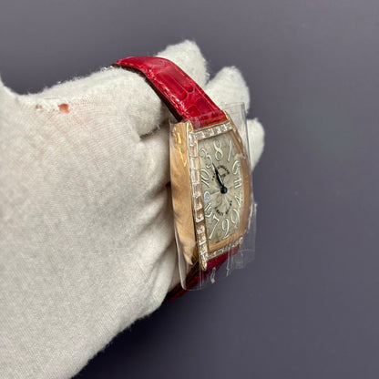 Franck Muller Cintree 34mm White Dial Watch Ref# 5850 CH D BAG - Happy Jewelers Fine Jewelry Lifetime Warranty