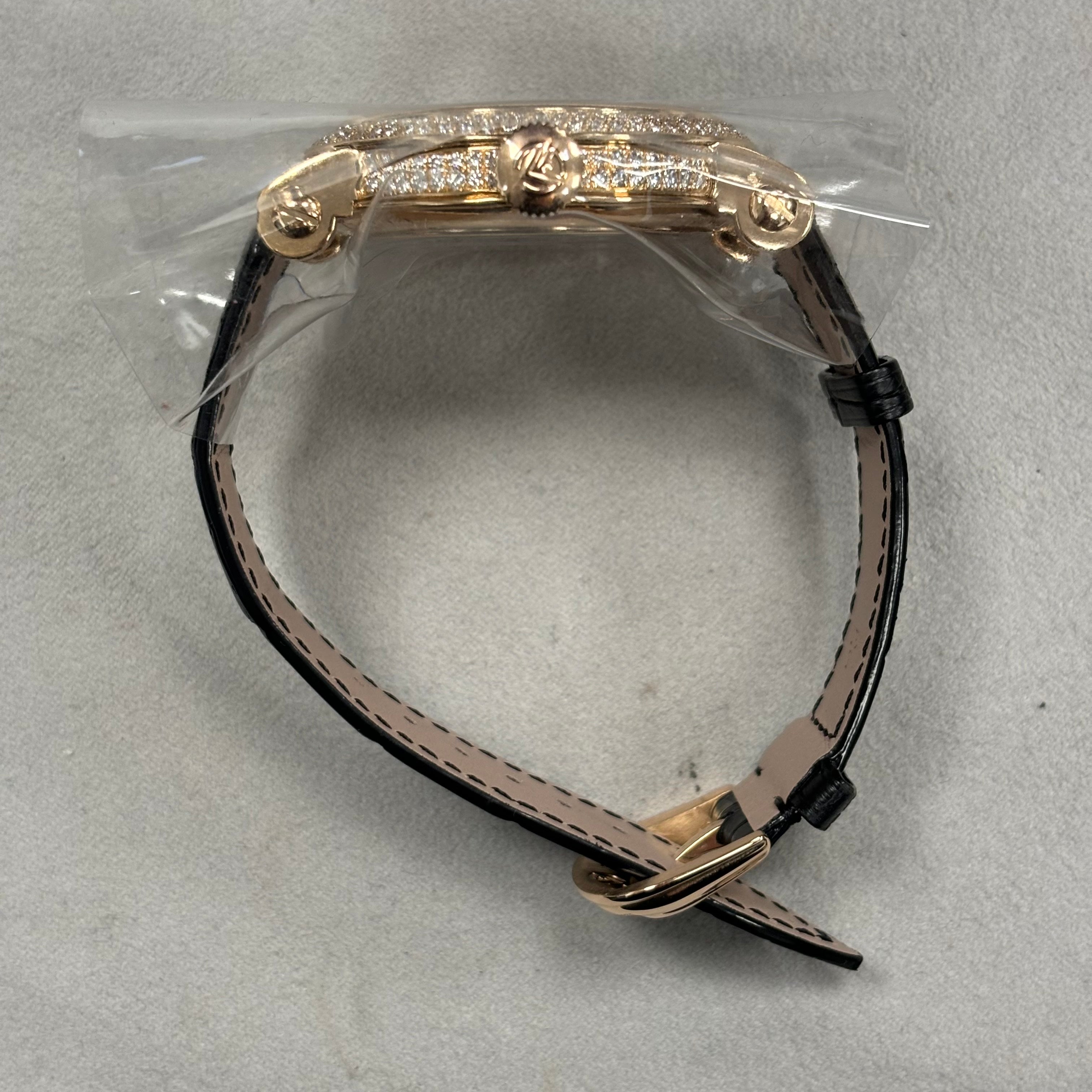 Franck Muller Round 44mm Pave Dial Watch Ref# 7008 T D CD - Happy Jewelers Fine Jewelry Lifetime Warranty