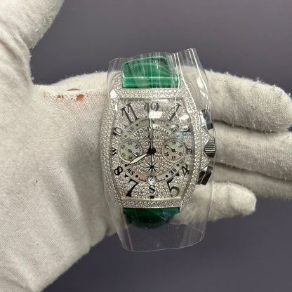 Franck Muller Cintree 41mm Pave Dial Watch Ref# 8080 CC AT MAR D6 CD - Happy Jewelers Fine Jewelry Lifetime Warranty