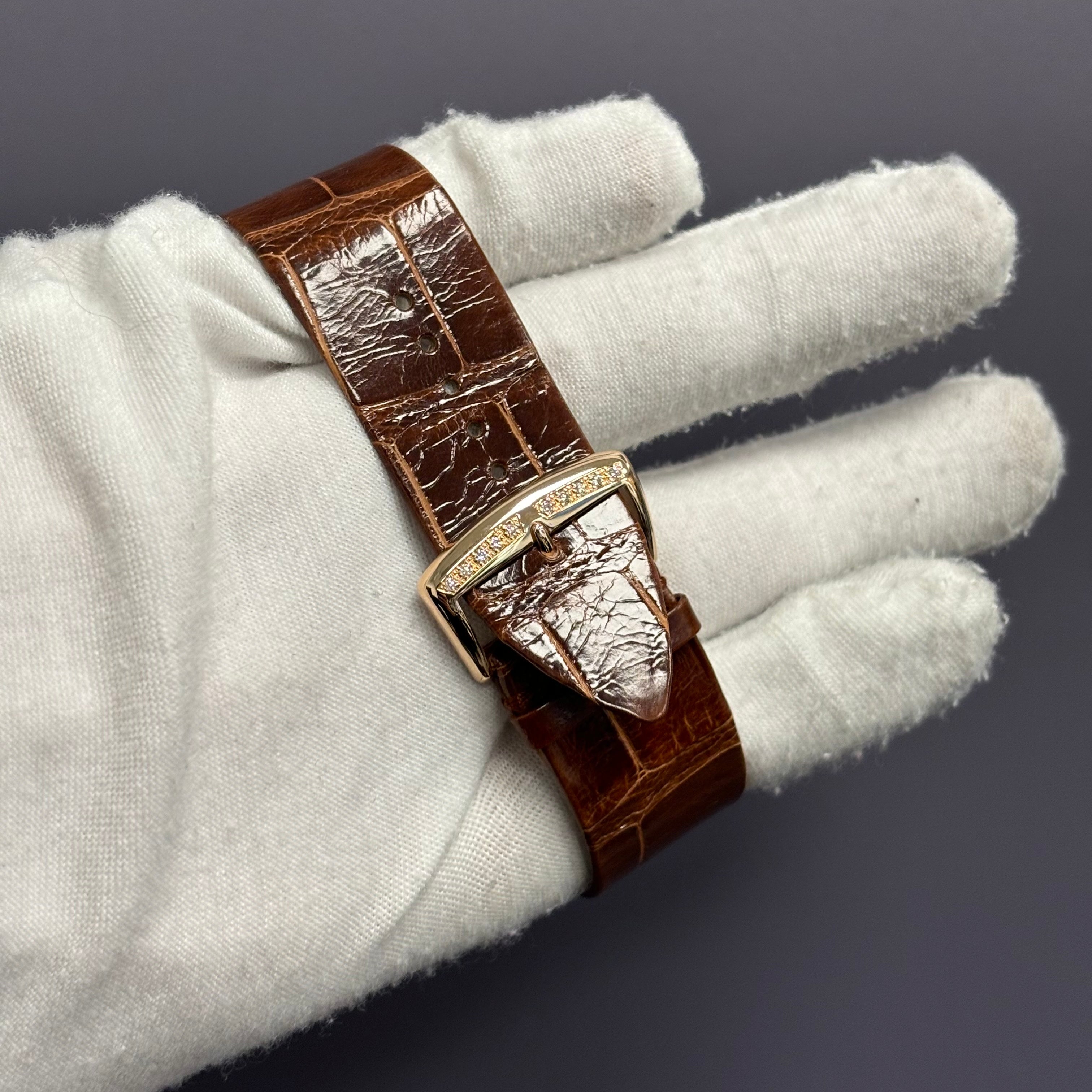 Franck Galet 37mm Pave Dial Watch Ref# 3000 H SC DT V D3 CD - Happy Jewelers Fine Jewelry Lifetime Warranty