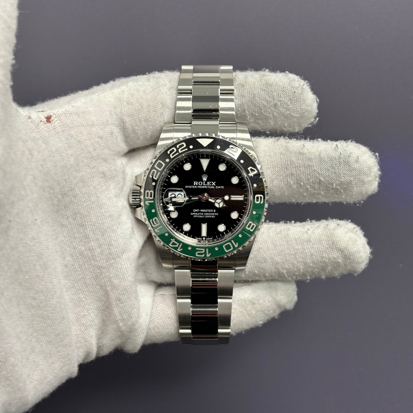 Rolex GMT-Master II 40mm Black Dial Watch Ref# 126720VTNR