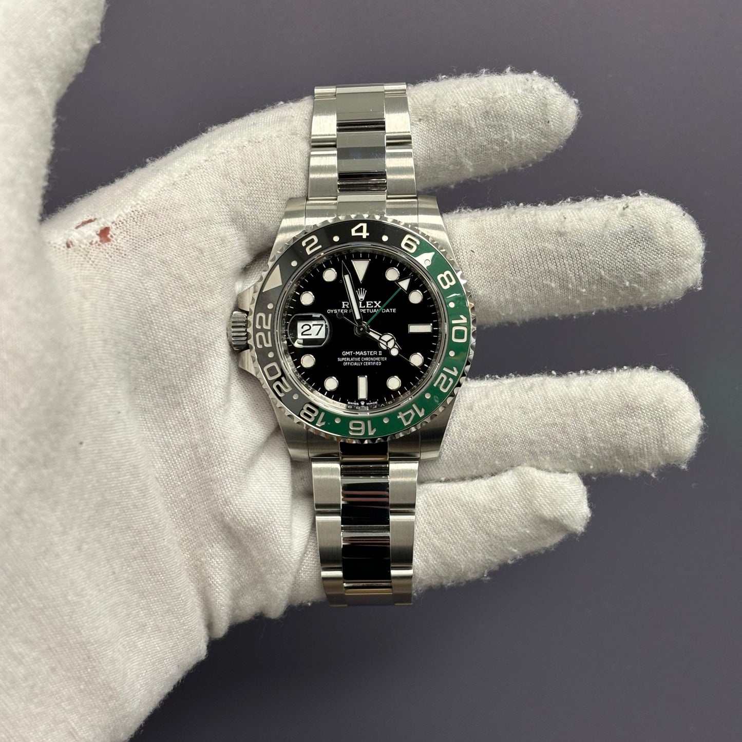 Rolex GMT-Master II 40mm Black Dial Watch Ref# 126720VTNR