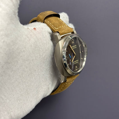 Panerai Luminor 44mm Black Dial Watch Ref# PAM01351 - Happy Jewelers Fine Jewelry Lifetime Warranty