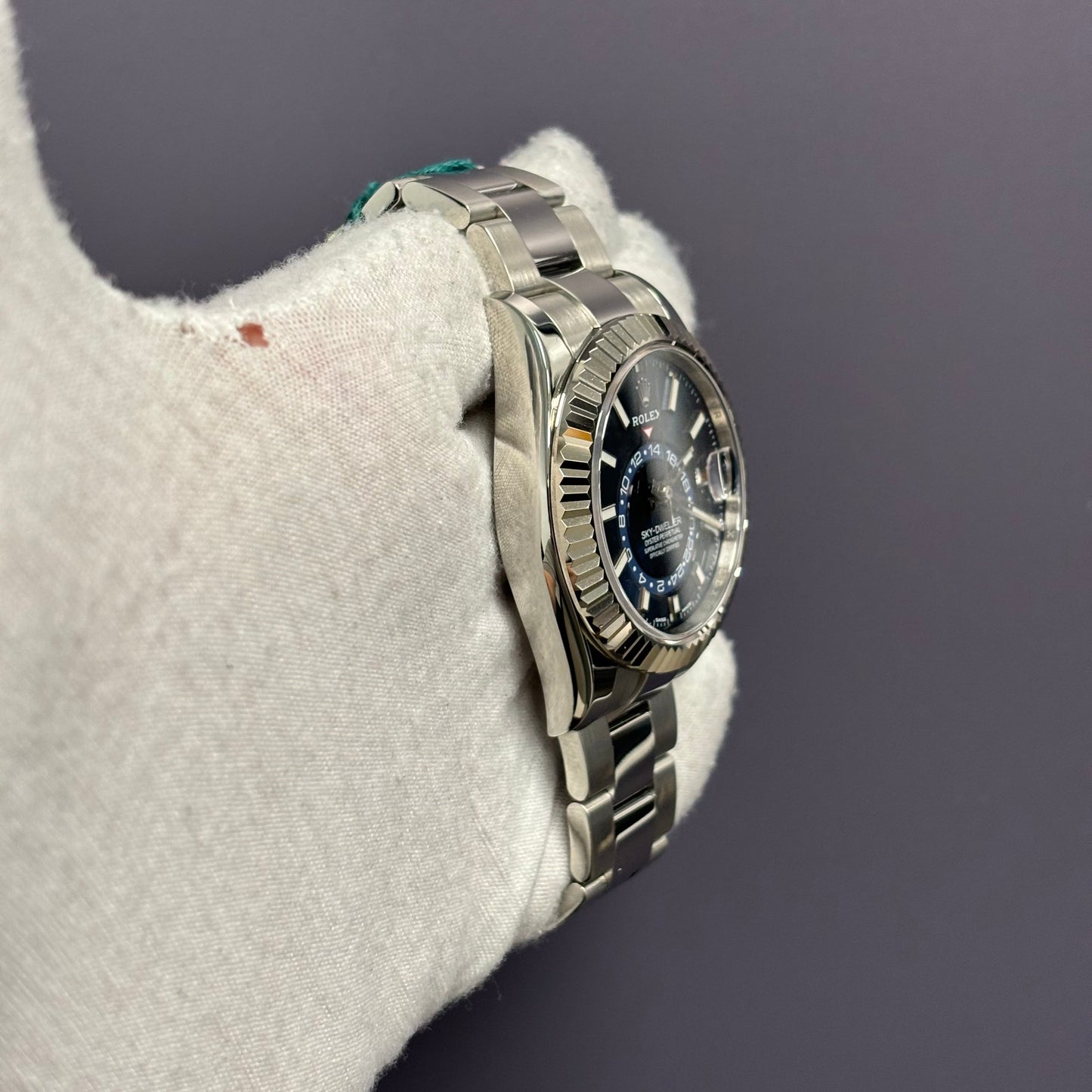 Rolex Sky-Dweller 42mm Blue Dial Watch Ref# 326934