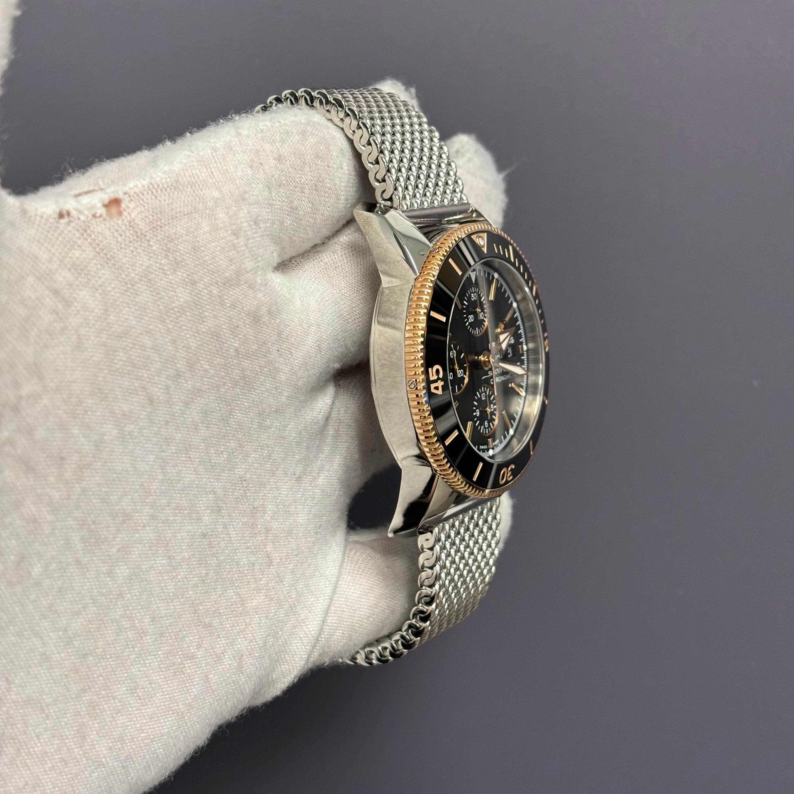 Breitling Superocean 44mm Black Dial Watch Ref# U13313 - Happy Jewelers Fine Jewelry Lifetime Warranty