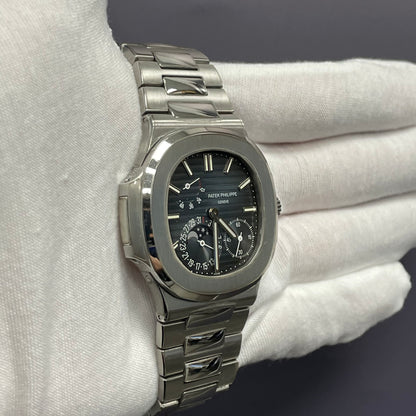 Patek Philippe Nautilus 40.5mm Blue Dial Watch Ref# 5712/1A-001 - Happy Jewelers Fine Jewelry Lifetime Warranty
