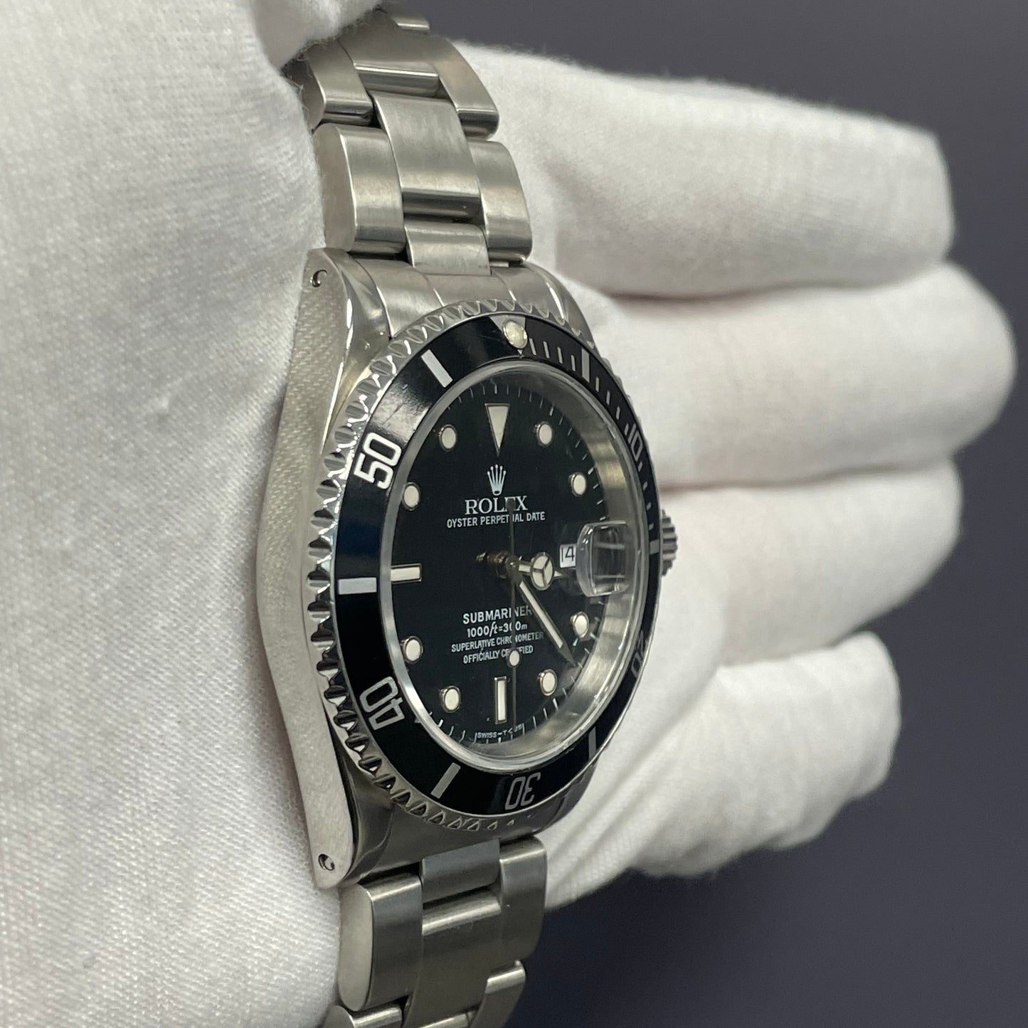 Rolex Submariner 40mm Black Dial Watch Ref# 16610