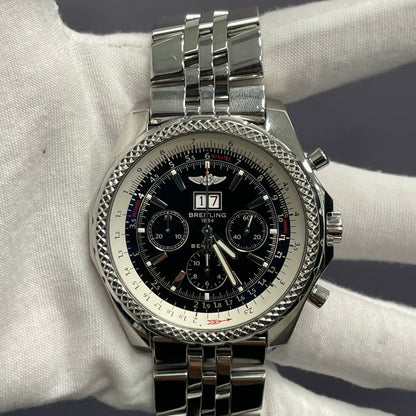 Breitling Bentley 48mm Black Dial Watch Ref# A44362 - Happy Jewelers Fine Jewelry Lifetime Warranty