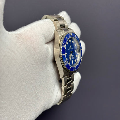 Rolex Submariner 40mm Blue Dial Watch Ref# 116619LB - Happy Jewelers Fine Jewelry Lifetime Warranty