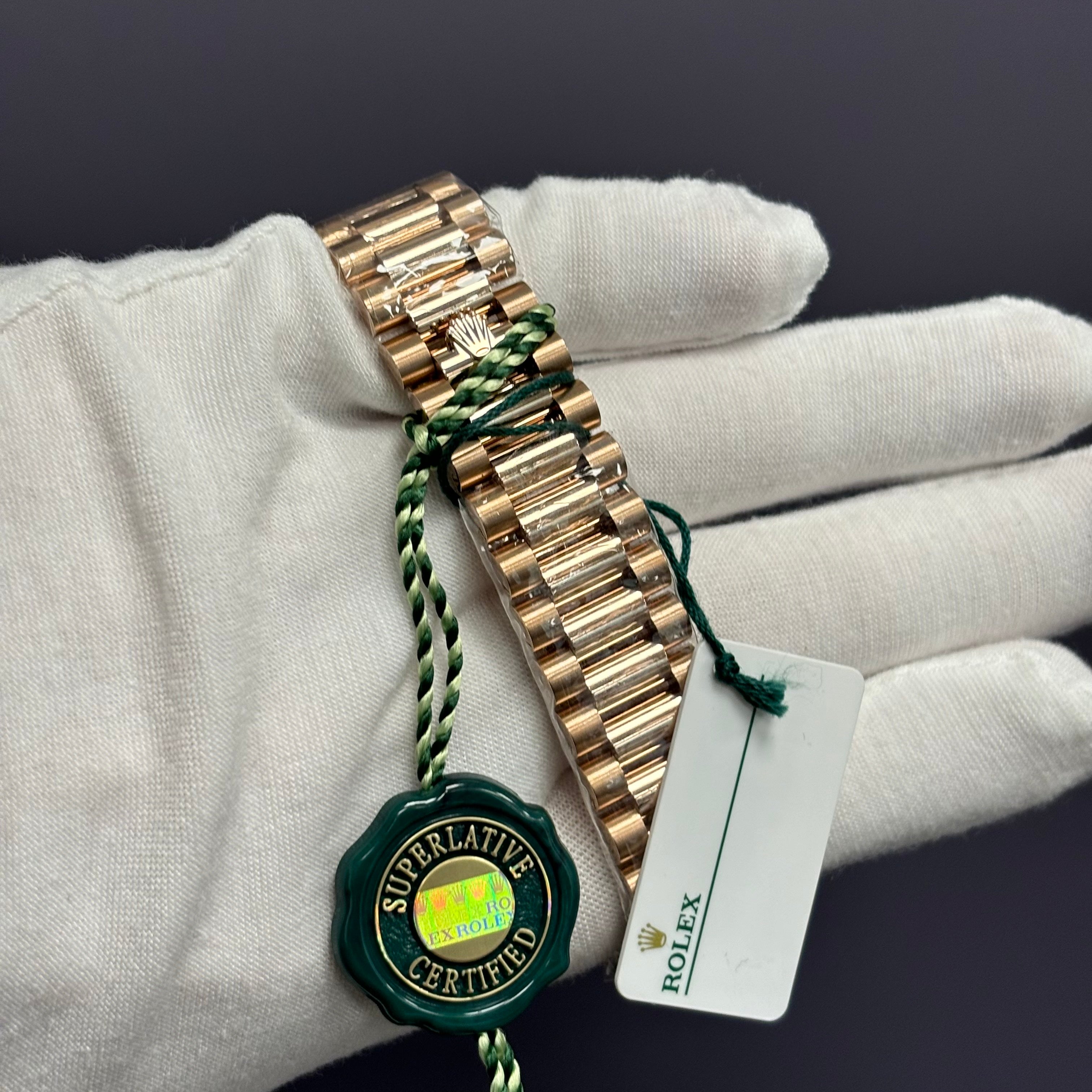 Rolex Day-Date 36mm Blue Dial Watch Ref# 128235 - Happy Jewelers Fine Jewelry Lifetime Warranty