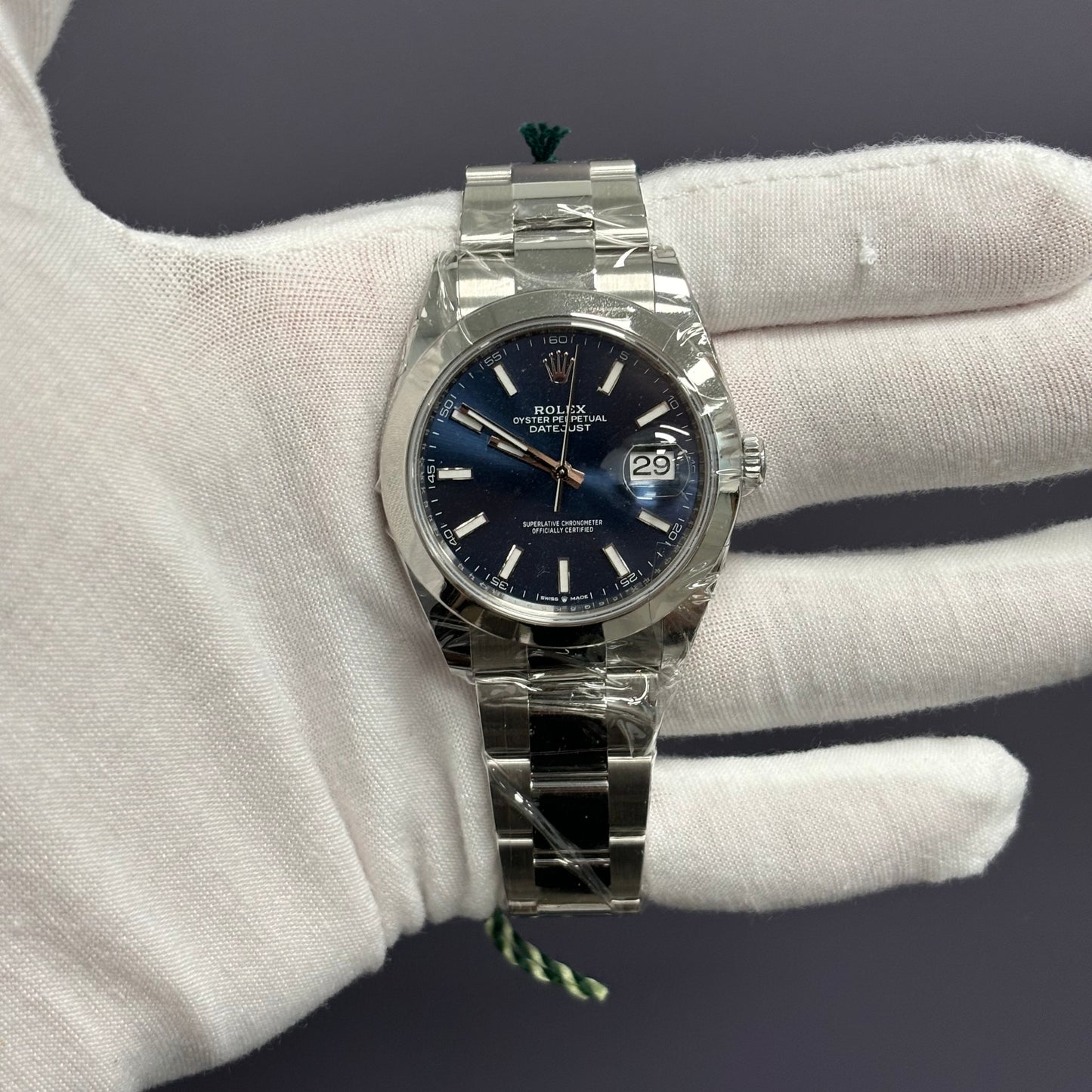 Rolex Datejust 41mm Blue Dial Watch Ref# 126300