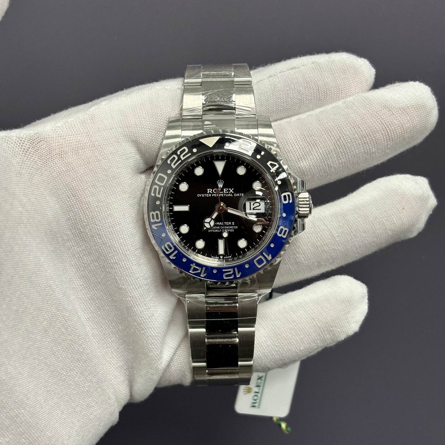 Rolex GMT-Master II 40mm Black Dial Watch Ref# 126710BLNR