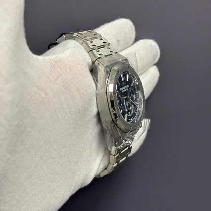 Audemars Piguet Royal Oak 41mm Blue Dial Watch Ref# 26320ST.OO.1220ST.03 - Happy Jewelers Fine Jewelry Lifetime Warranty