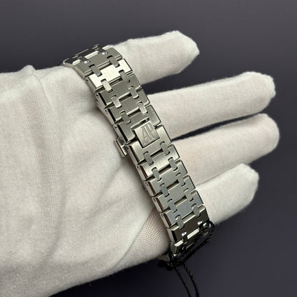 Audemars Piguet Royal Oak 41mm Blue Dial Watch Ref# 26320ST.OO.1220ST.03 - Happy Jewelers Fine Jewelry Lifetime Warranty